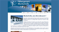 Desktop Screenshot of hebergementmurdochville.com